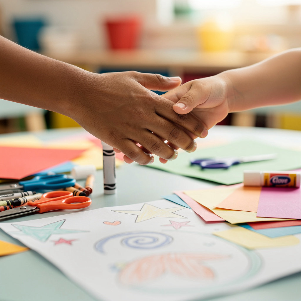 Happy parents and children at Chollas View Head Start, a nurturing early childhood education center in San Diego